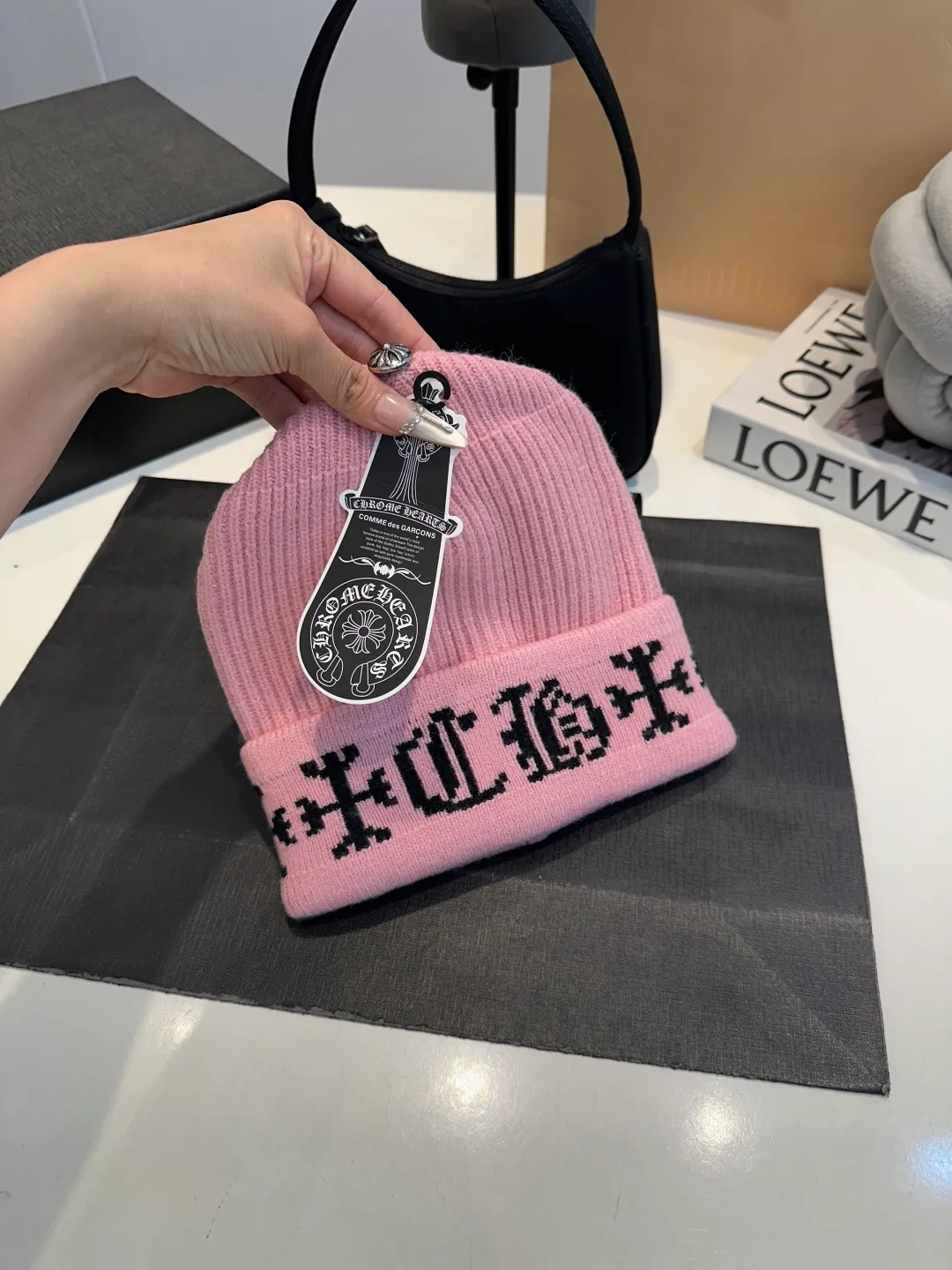 P46 Kroxin's 2025 autumn and winter new style iron-label woolen hat, super popular💖top-notch texture, great for going out on the street!
